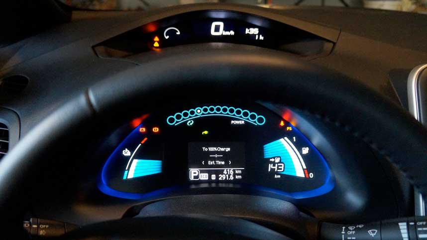 NIssan Leaf Dashboard