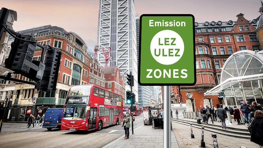 Street with ULEZ Sign