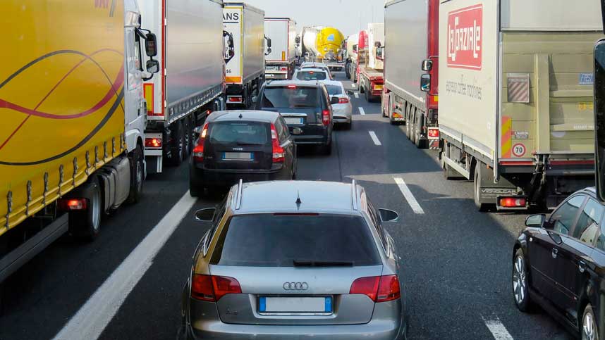 Motorway Traffic Jam