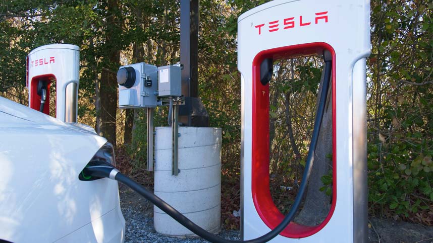 Tesla Charging Session